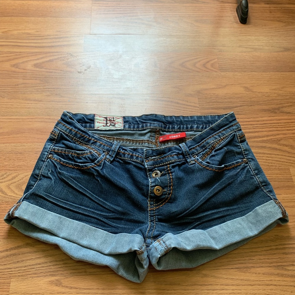 denim shorts